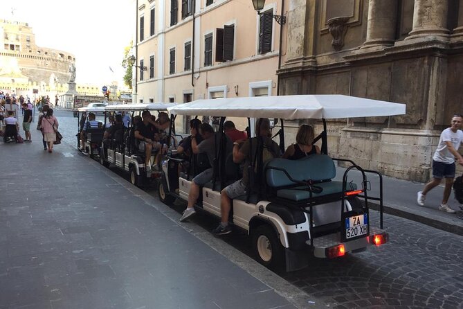 3 hours Private Golf Cart Tour - The major highlights in 3 hours. - Trevi Fountain coin toss and the best kind of quick start