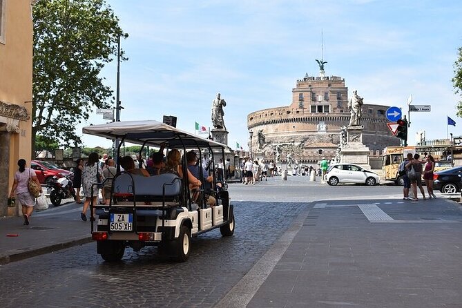 4-Hour Private Customizable Tour of Rome by Golf Cart - Trevi Fountain: coin toss legend plus quick photo time