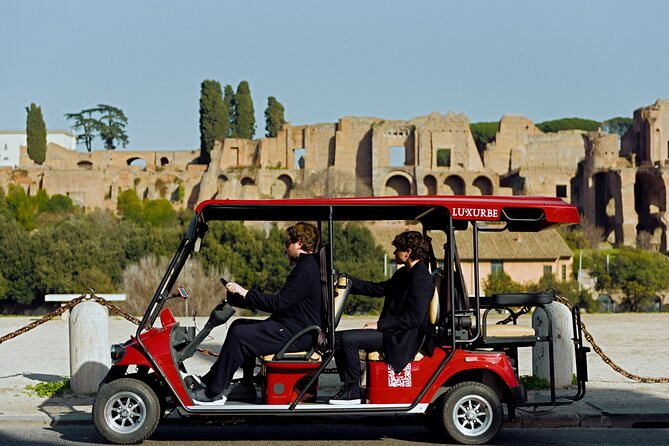 Ancient Rome Tour in a Golf Cart - Piazza Venezia and the Theatre of Marcellus: Big Power, Loud Architecture