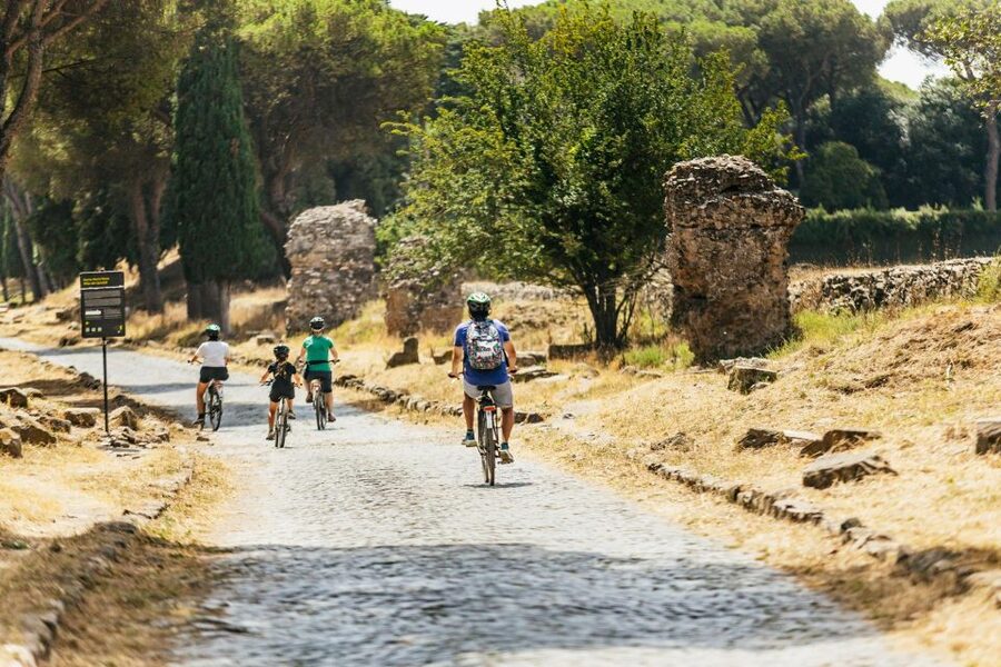 Appia Antica & Aqueducts e-Bike Tour - Official Provider - Starting at EcoBike and building momentum fast