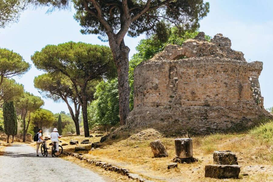 Appia Antica & Aqueducts e-Bike Tour - Official Provider - Maxentius Circus: the Roman arena you can still feel