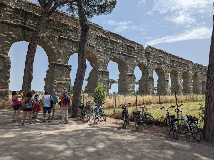 Appia Antica & Aqueducts e-Bike Tour - Official Provider - Cecilia Metella and the plateau that controlled the pass