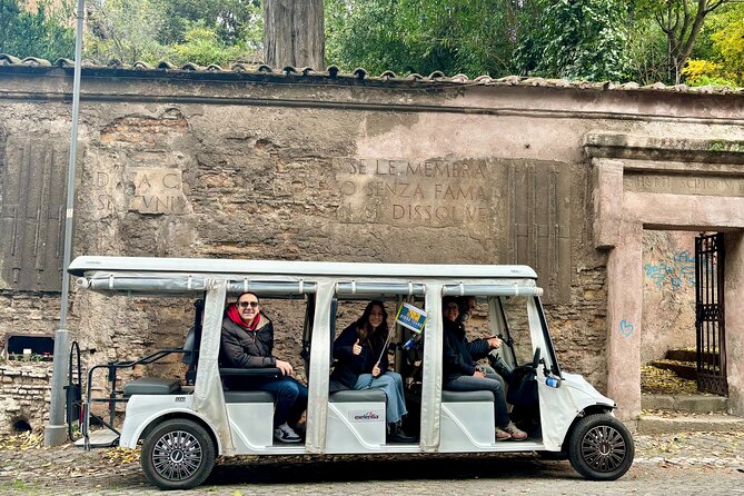 Appian Way and Catacombs Private Golf Cart Tour in Rome - Museo delle Mura: the Aurelian Walls viewpoint that many miss