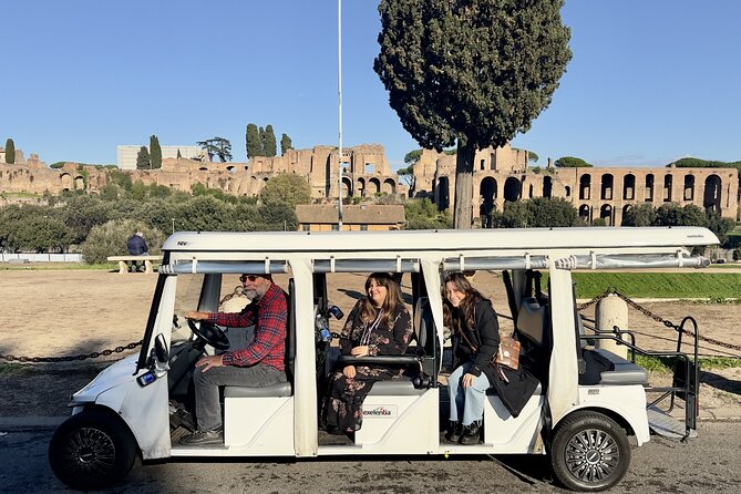 Appian Way and Catacombs Private Golf Cart Tour in Rome - Mausoleum of Cecilia Metella and the countryside rhythm