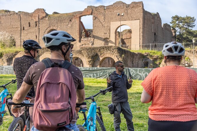 Appian Way & Aqueducts small group e-bike tour(catacombs & food) - Villa di Massenzio: where the last emperor’s life shows up in stone