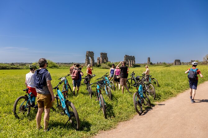 Appian Way & Aqueducts small group e-bike tour(catacombs & food) - Cecilia Metella: stopping for one of the Appian Way’s most striking monuments