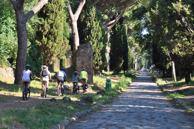 Appian Way, Catacombs and Aqueducts Park Tour with Top E-Bike - Cecilia Metella, Castrum Caetani, and the Big Monument on the Way