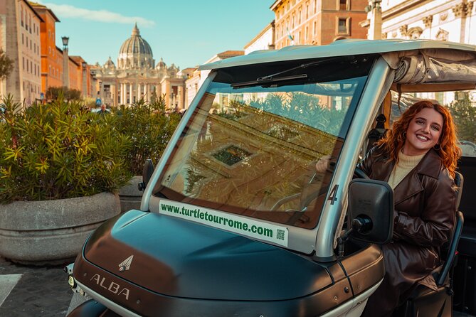 Best of Rome by golf cart - private tour larger groups - How the private golf carts make Rome feel closer