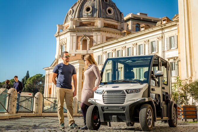 Best of Rome by golf cart - private tour larger groups - Trevi Fountain: brief stop, big payoff