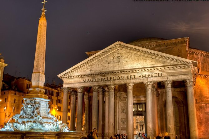 Best of Rome by Night Private Sightseeing Chauffeured Tour | pick up/Drop off - Piazza di Spagna at Night: Spanish Steps and the Barcaccia Fountain