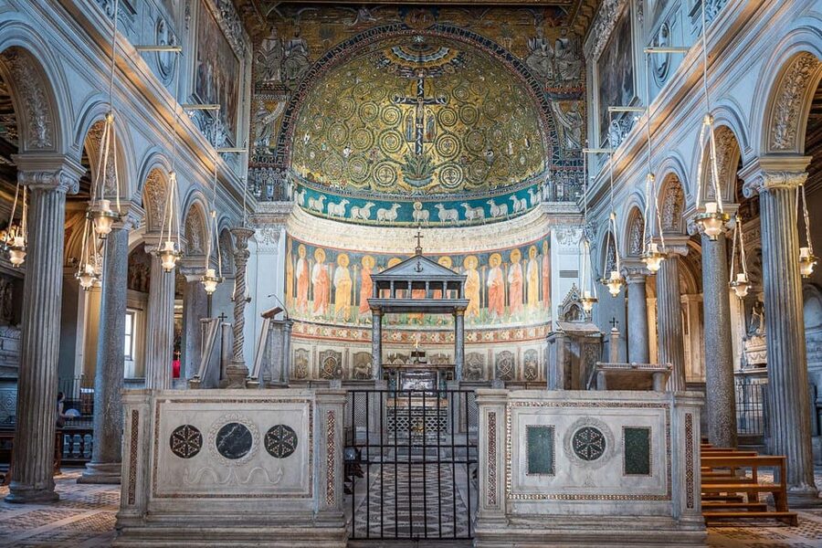 Bone Crypts & S. Clemente ENGLISH tour - tickets included - Meeting at Piazza Barberini and getting oriented fast