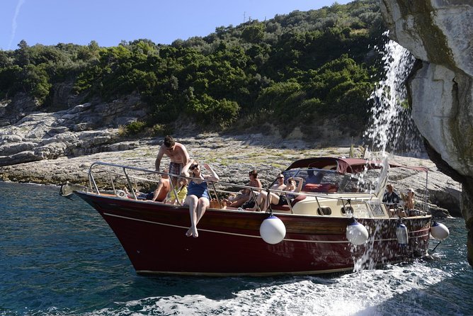 Capri Island Small Group Boat Tour from Rome by Train - Swimming and sun time: snacks, drinks, and what to pack
