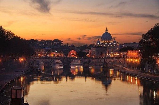 City Golf Cart Tour at Night With Free Pickup - Pantheon viewpoint time: the dome you can actually appreciate
