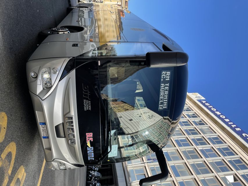 Civitavecchia: Transfer to Rome & Hop-on Hop-off Bus Ticket - St. Peter’s walk + Vatican bus start for first-timers