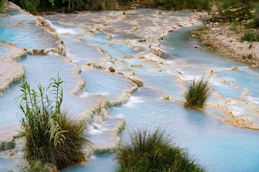 Civitavecchia: Tuscany Full-Day Guided Trip w/Wine Tasting - Saturnia Cascate del Mulino: Thermal Waterfall and Real White Travertine