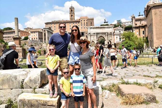 Colosseum & Ancient Rome for Kids Private Family Tour - Roman Forum: learning downtown Rome by climbing around