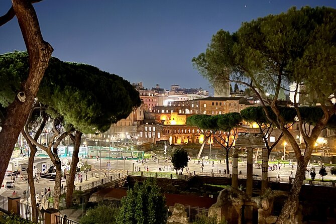 Colosseum and Roman Forum Sightseeing Area Night Walking Tour - The Roman Forum at Night: Temples, Arches, and Politics in the Open Air