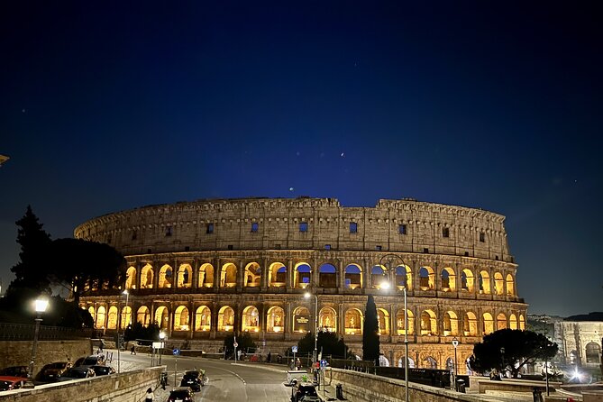 Colosseum and Roman Forum Sightseeing Area Night Walking Tour - Arch of Constantine and the Colosseum Finish: Get the Photos, Then Take a Breath