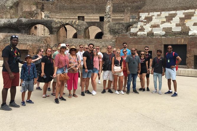 Colosseum Arena Floor Guided Tour- Up To 6 People - Logistics that can affect your day: security, stairs, and last-minute closures