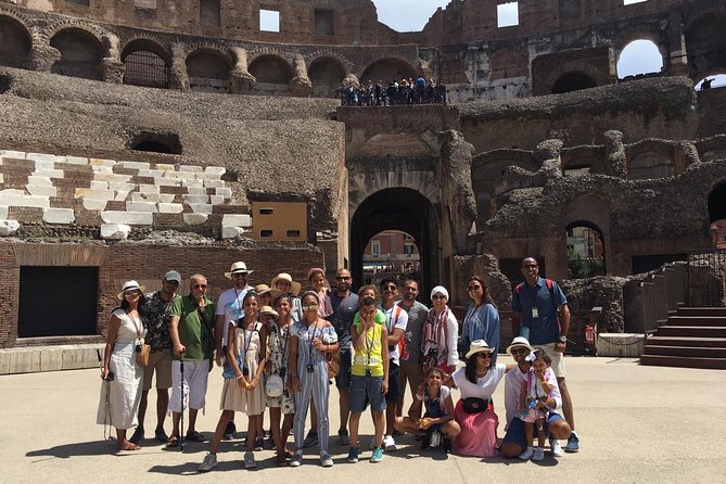 Colosseum Arena Floor Guided Tour- Up To 6 People - Arena floor perspective and the trapdoor storytelling
