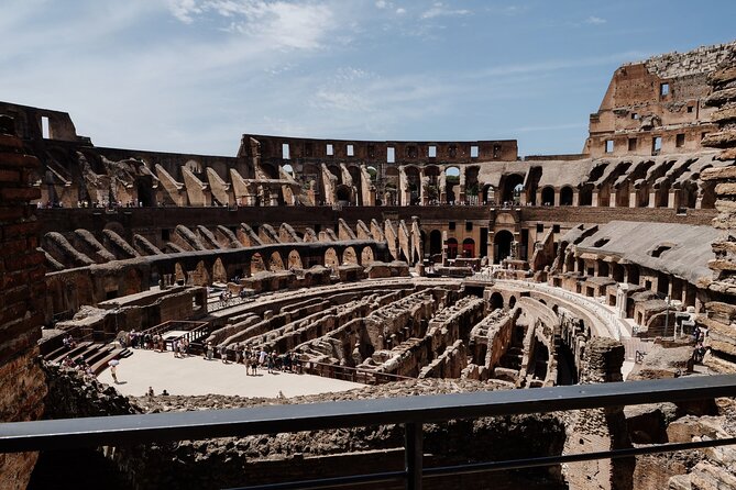 Colosseum Arena Private Tour with Access Forum and Palatine hill - Colosseum Stop: Gladiator Footsteps and Emperor-Era Atmosphere