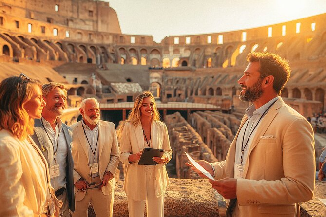 Colosseum at Golden Hour Guided Tour with Arena Floor - Key things I’d clock before you go
