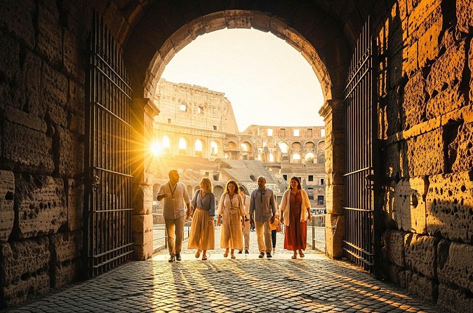 Colosseum at Golden Hour Guided Tour with Arena Floor - Pacing and time: a focused one-hour inside