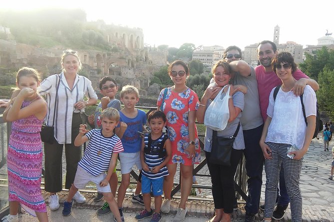 Colosseum Forum Ancient Rome Small Group Tour for Kids Families - Stop 1: The Colosseum story, from gladiators to wild-animal shows