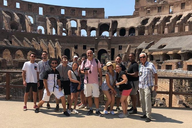 Colosseum Gladiator Arena Floor Complete Tour- Up To 6 People - Timing, security, and keeping your ticket name exact