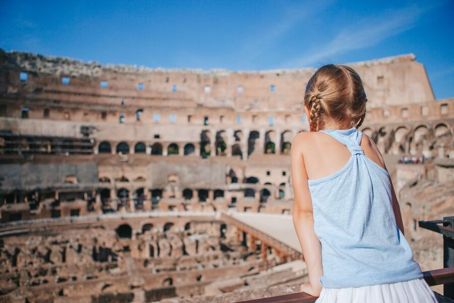 Colosseum Gladiator Tour for Kids and Families - Entering the Colosseum Retracing the Flavian Steps