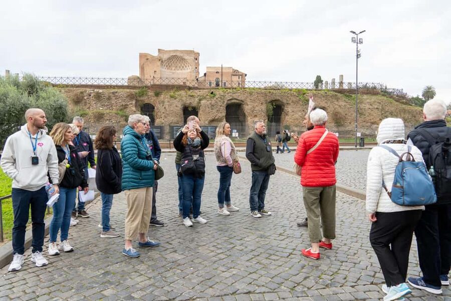 Colosseum Guided Tour: Hotel Transport included - First, the value check: hotel pickup plus major-site tickets for $96