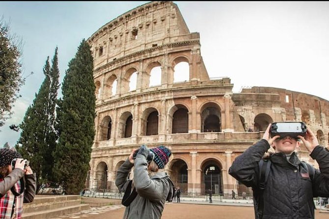 Colosseum guided tour with Virtual Reality - Oculus Go VR and the 100 3D reconstructions app