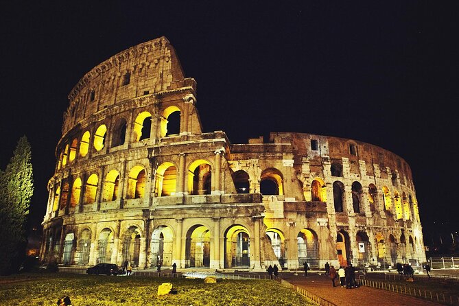 Colosseum Night Tour with Underground and Arena access - Entering the Colosseum at Night: Main Levels Then the Big Switch