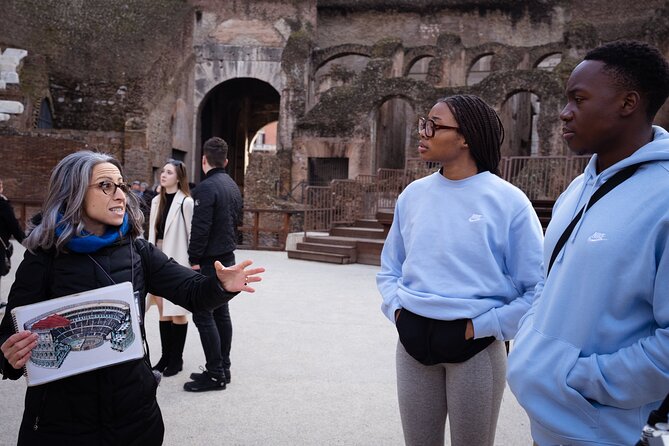 Colosseum Tour with Arena Floor, Palatine Hill and Roman Forum - Small group size and the guide effect