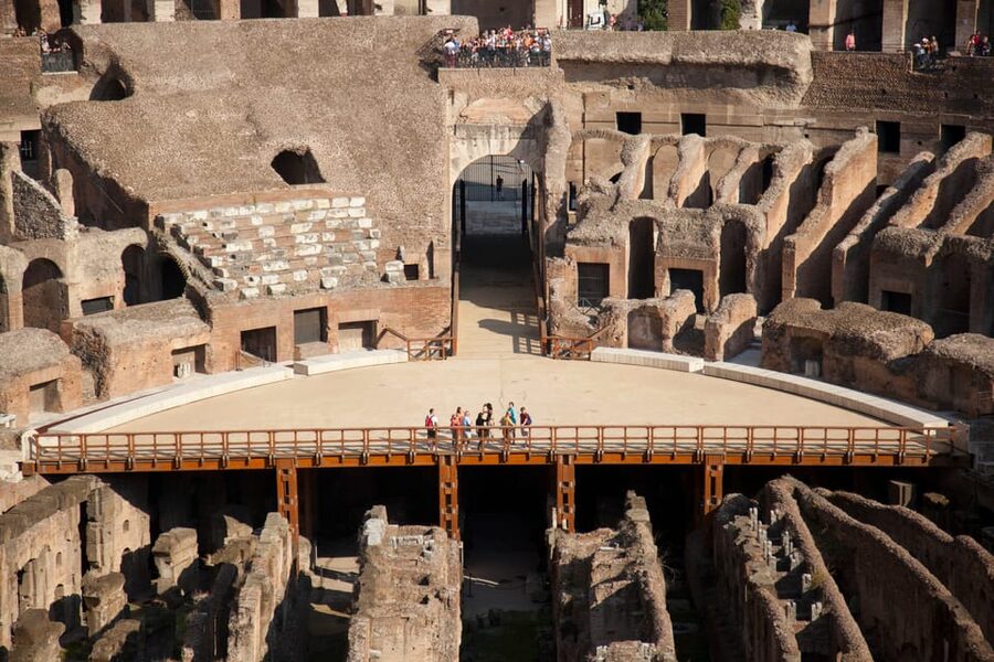 Colosseum with Arena Floor, Palatine Hill & Forum Tour - Colosseum second tier: crowds, sound, and sightlines
