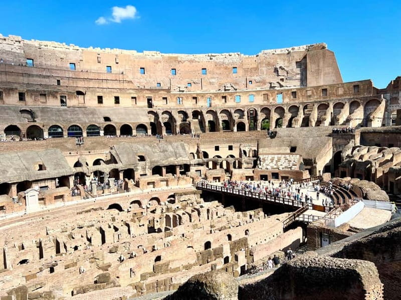 Colosseum with Arena, Roman Forum & Palatine Guided Tour - Meeting at Santi Cosma e Damiano: start point that keeps you oriented