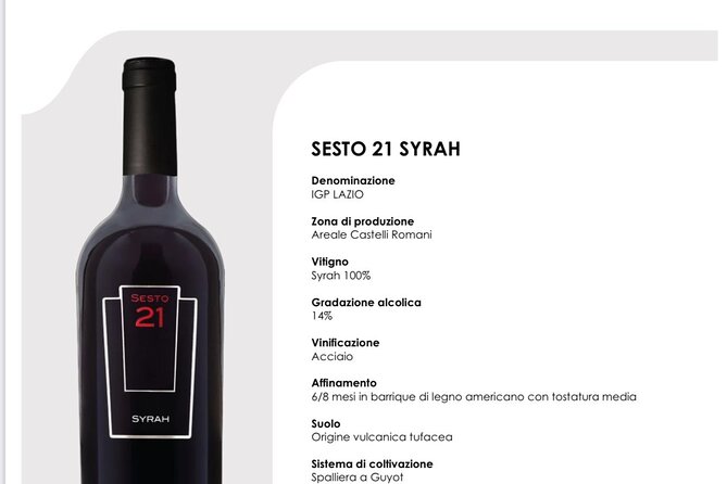 Course in Rome: Wine Education with Food - mini sommelier course - What’s Included: Prosecco to Red, With Water and Food Designed to Pair