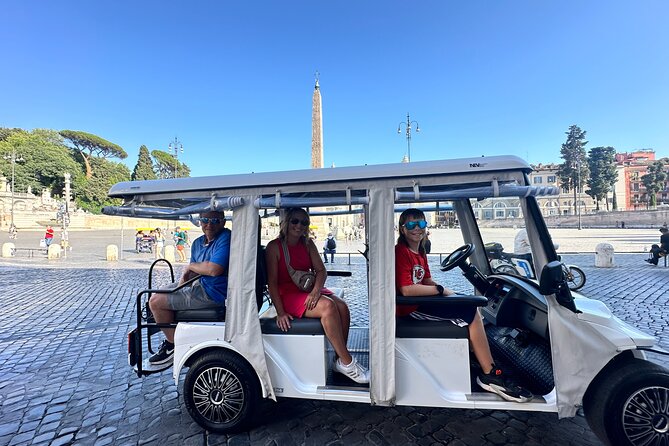 Discover Rome Highlights by Golf Cart Tour private tour - Stop 1: Colosseum exterior views, then decide on entry