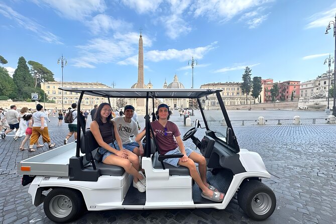 Discover Rome Highlights by Golf Cart Tour private tour - Timing and pacing: 2.5 hours that actually cover ground