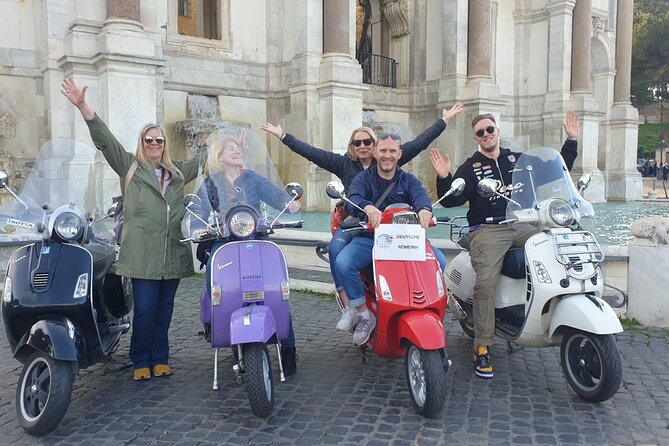 English: Vespa Tour Rome- Experience like a Roman - A Vespa Tour Rome route that actually fits a half day