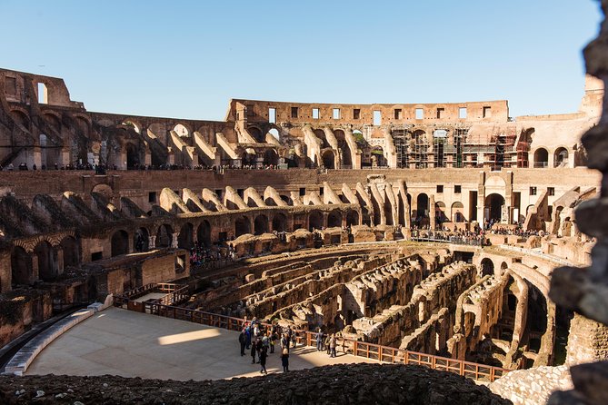 Exclusive Colosseum Gladiator's Arena with Roman Forum - Seeing the arena floor and the Underground story