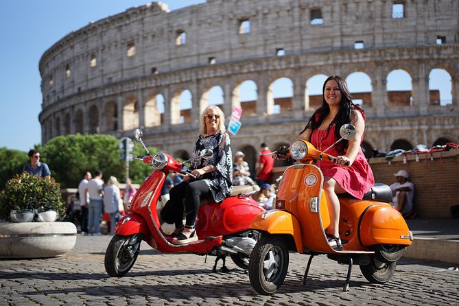 Explore Rome on a Vespa: Uncover the City's Hidden Gems - Meeting at Via del Colosseo and ending by Piazza Venezia