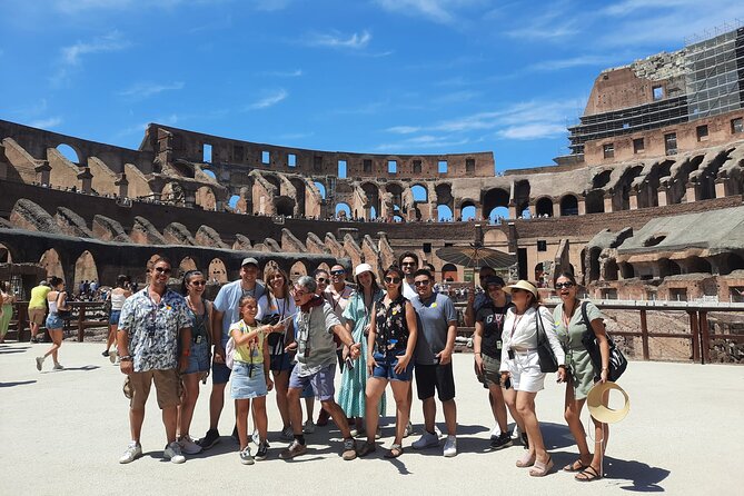 Express Colosseum with Arena Floor Guided Tour - Guided history inside: what you get in the 1 hour 15 minutes