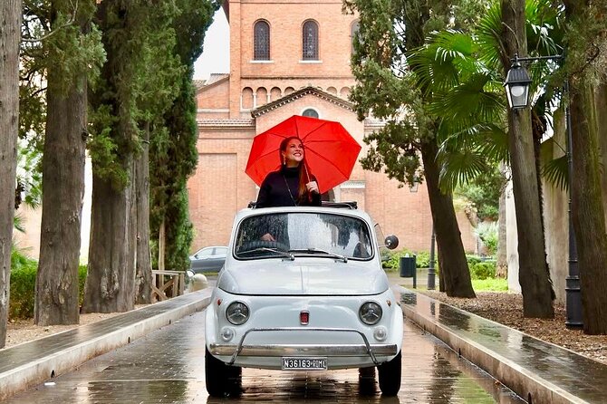 Fiat 500 Private Photoshoot with a Roman, pickup included - Key highlights you’ll feel right away