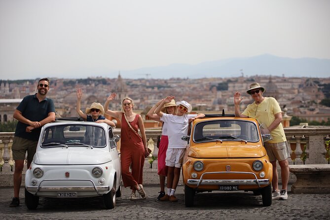 Fiat 500 Private Photoshoot with a Roman, pickup included - A Fiat 500 photoshoot in Rome: why it works so well