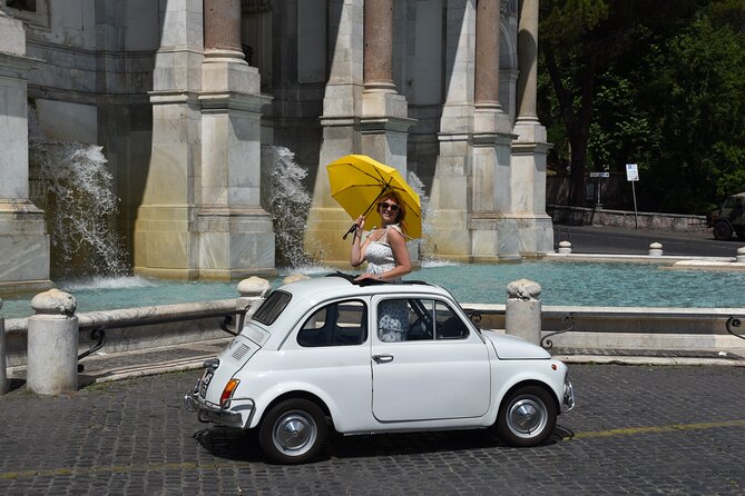 Fiat 500 Private Photoshoot with a Roman, pickup included - The locked-door St. Peter view: why you might see it late