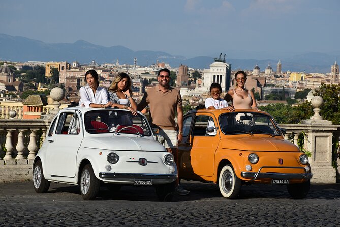 Fiat 500 Private Photoshoot with a Roman, pickup included - Pickup and the 3-hour rhythm (so you’re not rushing)