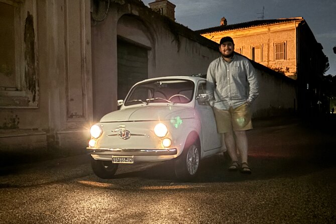 Fiat500 Night&Day Photoshoot, with a Roman, pickup included - Key points before you go