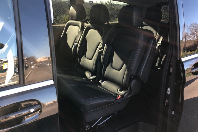 Fiumicino Airport private transfers with luxury Mercedes van - From Airport to Hotel: What to Expect During the City Drive