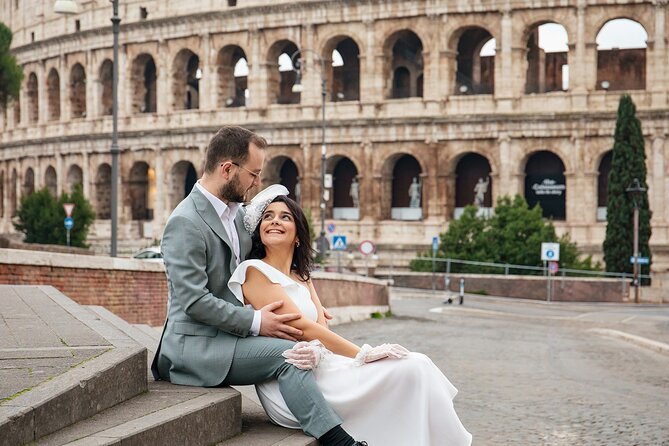 Flying dress - one hour Video/Photoshoot - The Colosseum stop: crowds, angles, and photo-friendly timing